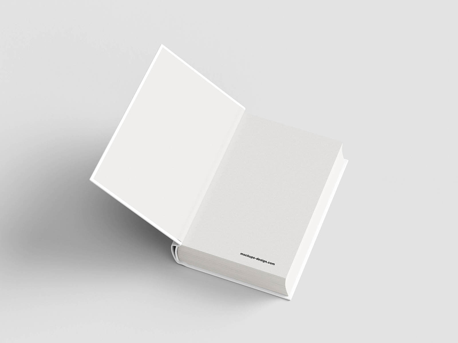 Free Thick Hardcover Book Mockup PSD Template