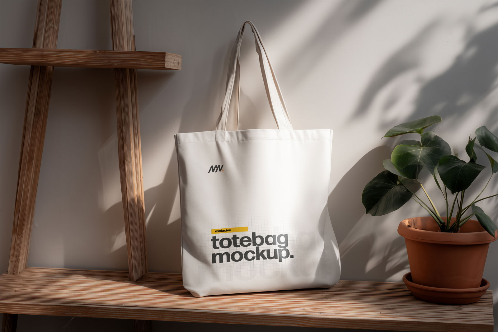 Free Tote Canvas Bag Mockup PSD Template