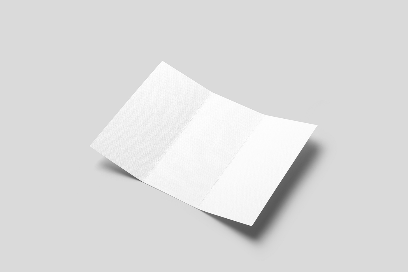Free Trifold Perspective Brochure Mockup PSD Template
