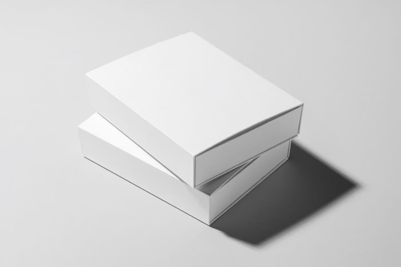 Free Two Paper Boxes Mockup PSD Template