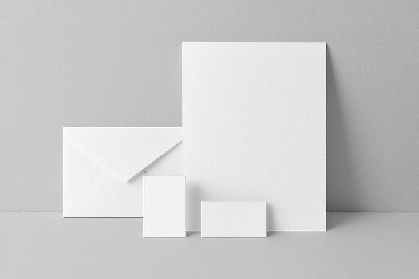 Free Various Stationery Set Mockup PSD Template