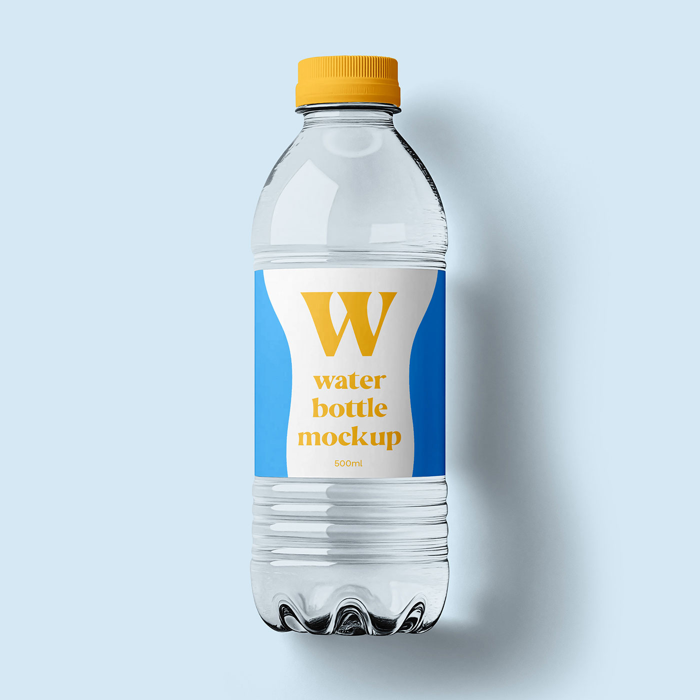 Free Water Bottle Mockup PSD Template