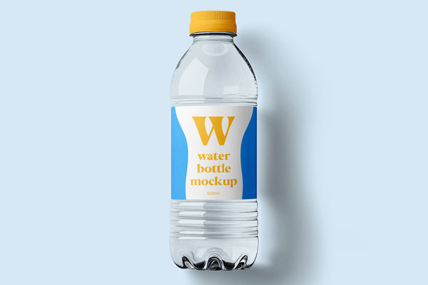 Free Water Bottle Mockup PSD Template