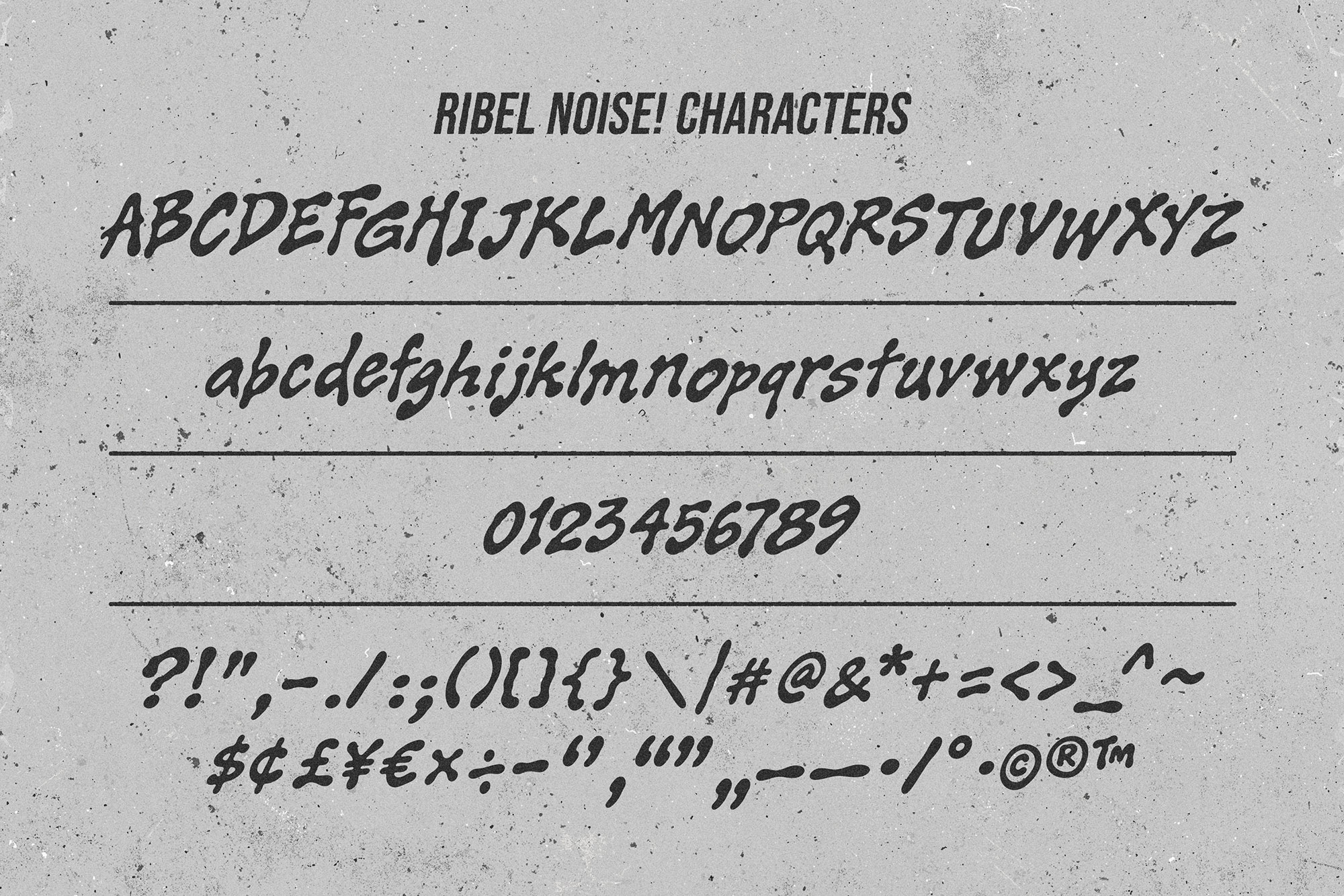 Ribel Noise! Font
