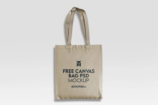 Free Canvas Bag Mockup PSD Template