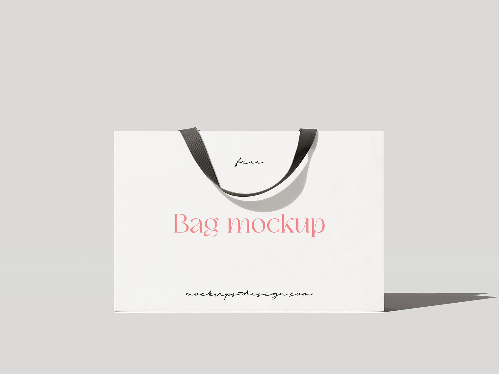 Free Elegant Shopping Bag Mockup PSD Template