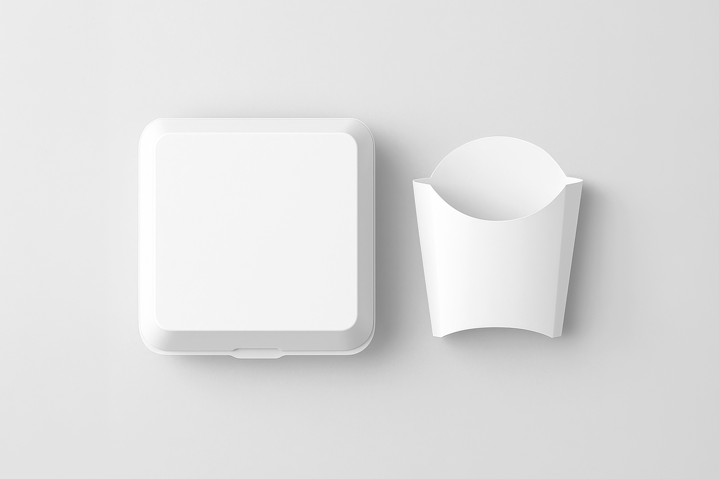 Free Fast Food Packaging Mockup PSD Template
