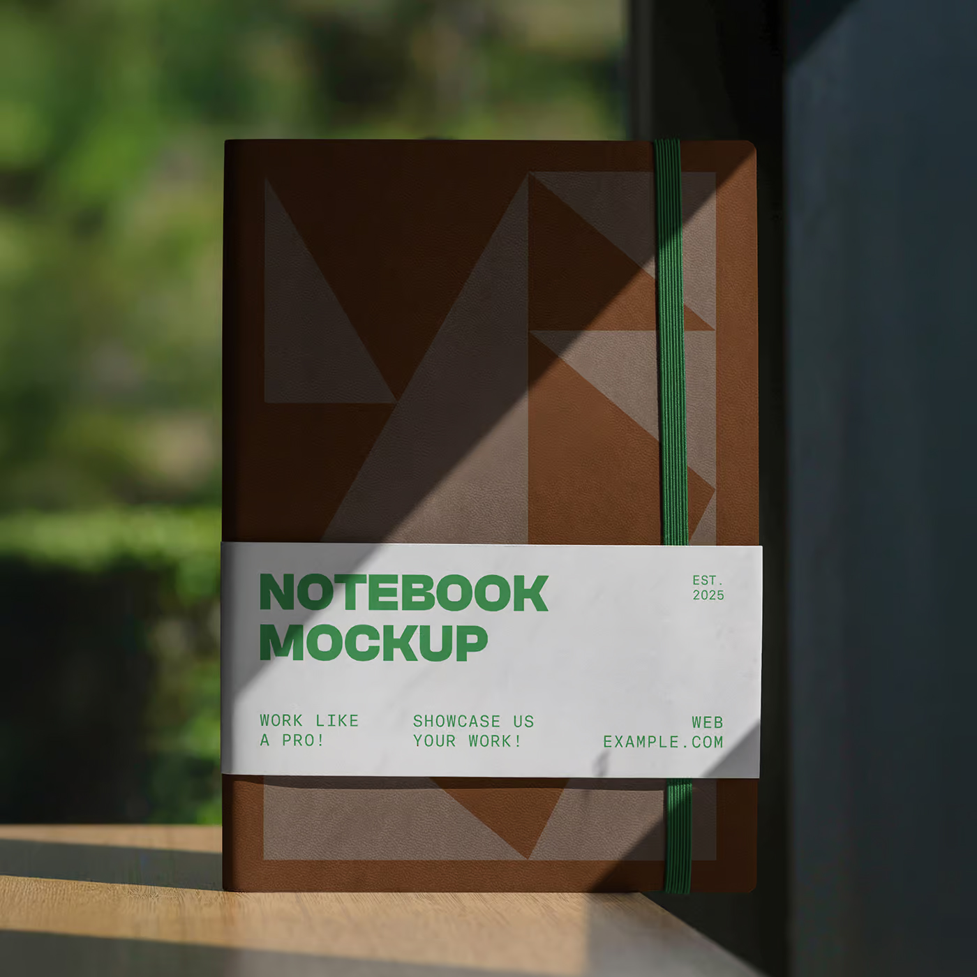 Free Softcover Notebook Mockup PSD Template