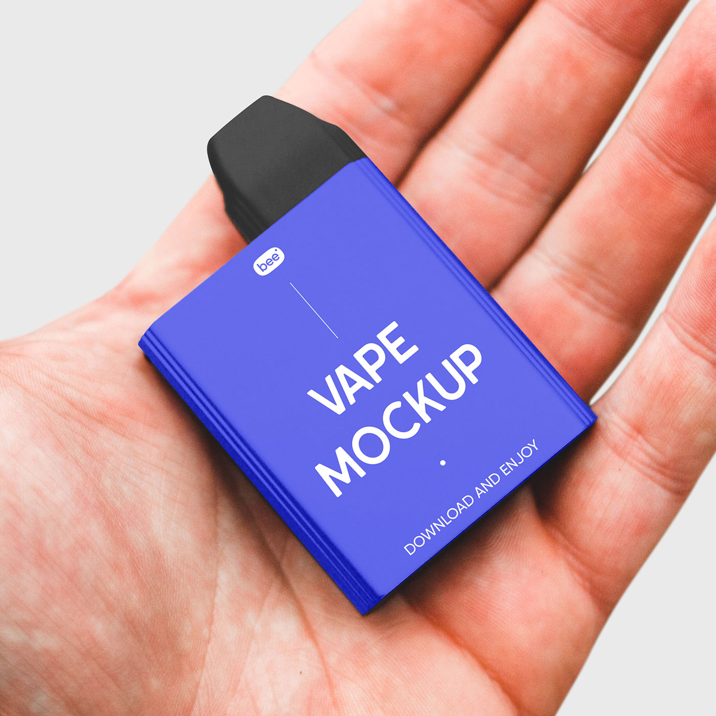 Free Square Electronic Vape Mockup PSD Template