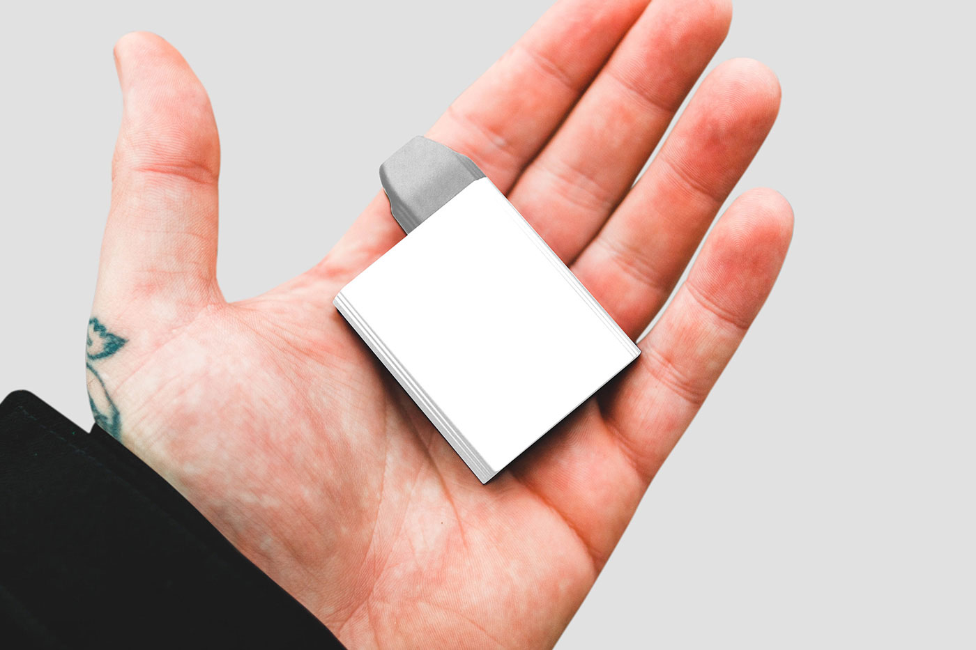 Free Square Electronic Vape Mockup PSD Template