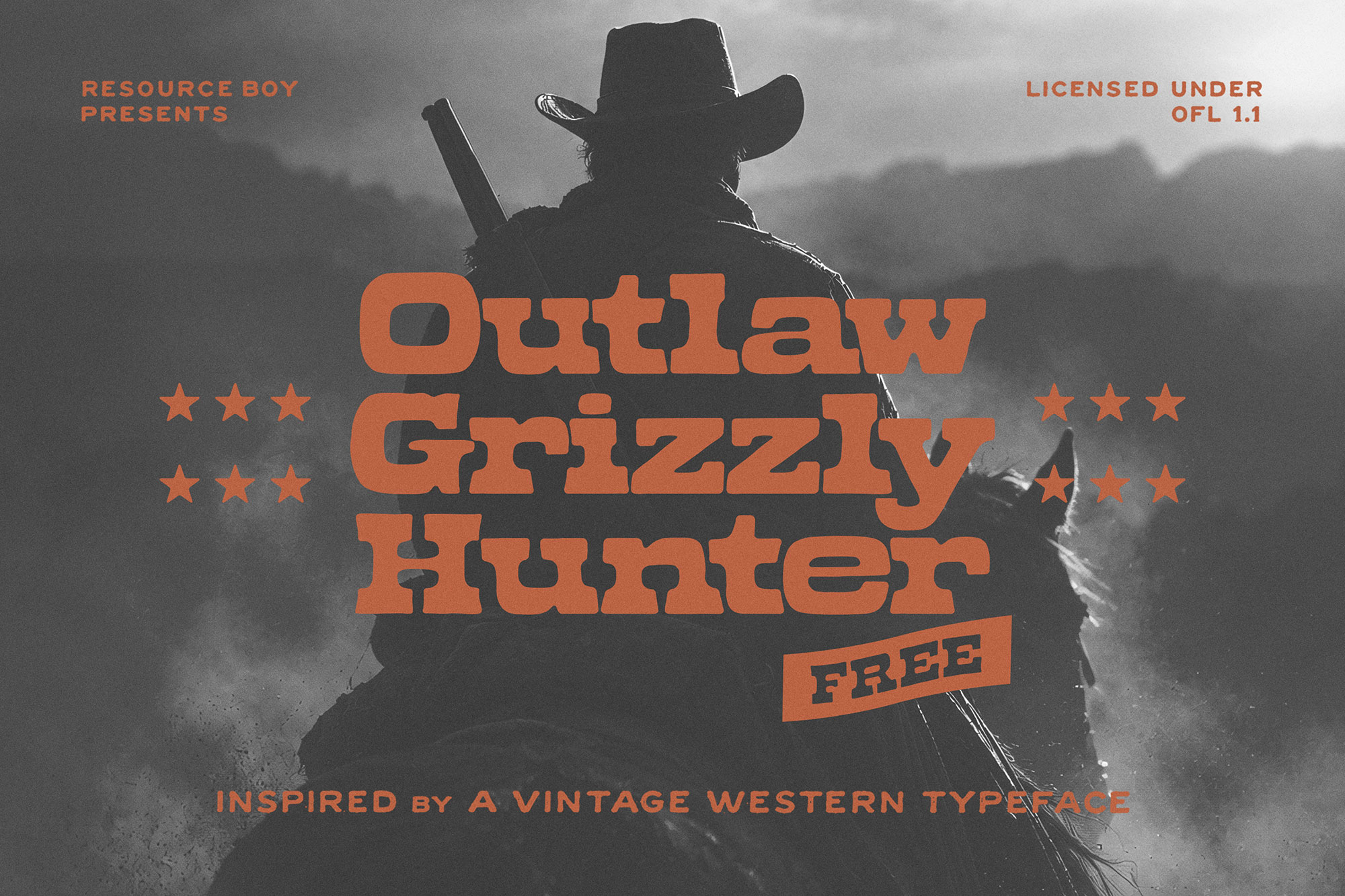Outlaw Grizzly Hunter Font