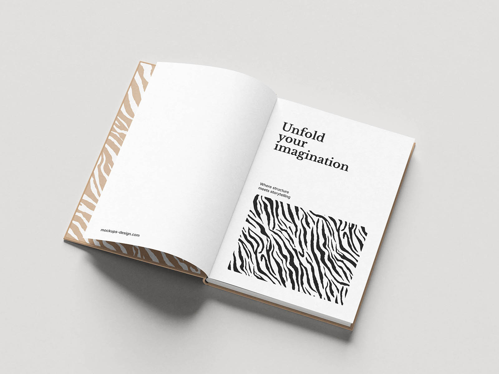 Free B5 Hardcover Book Mockup PSD Template