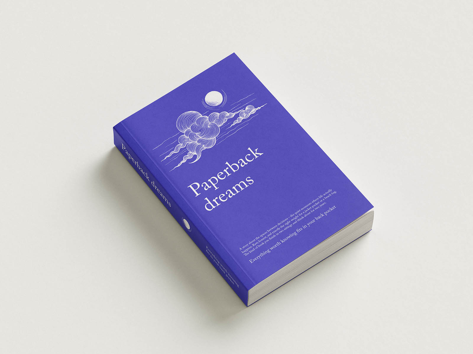 Free Bound Paperback Book Mockup PSD Template