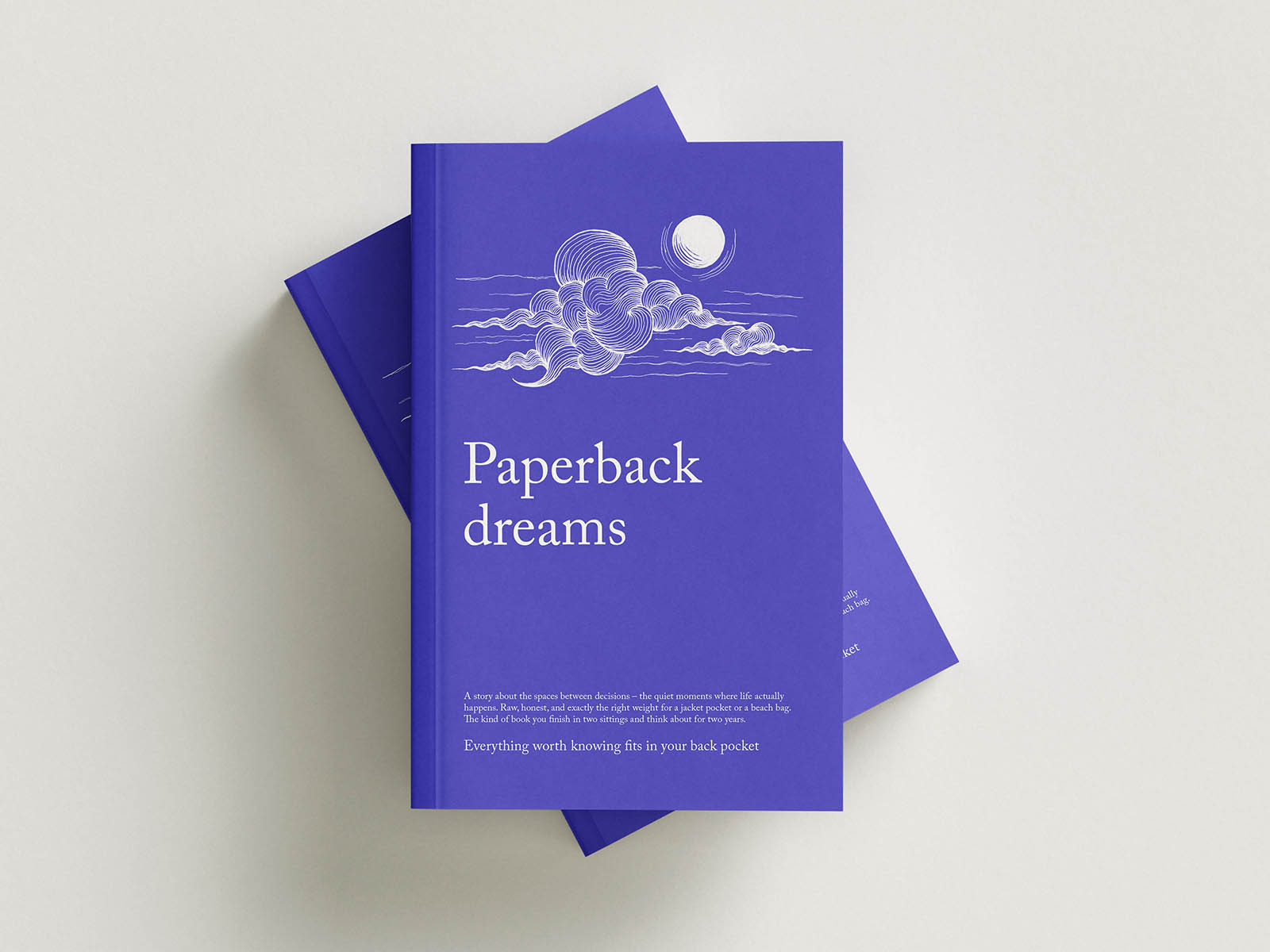 Free Bound Paperback Book Mockup PSD Template
