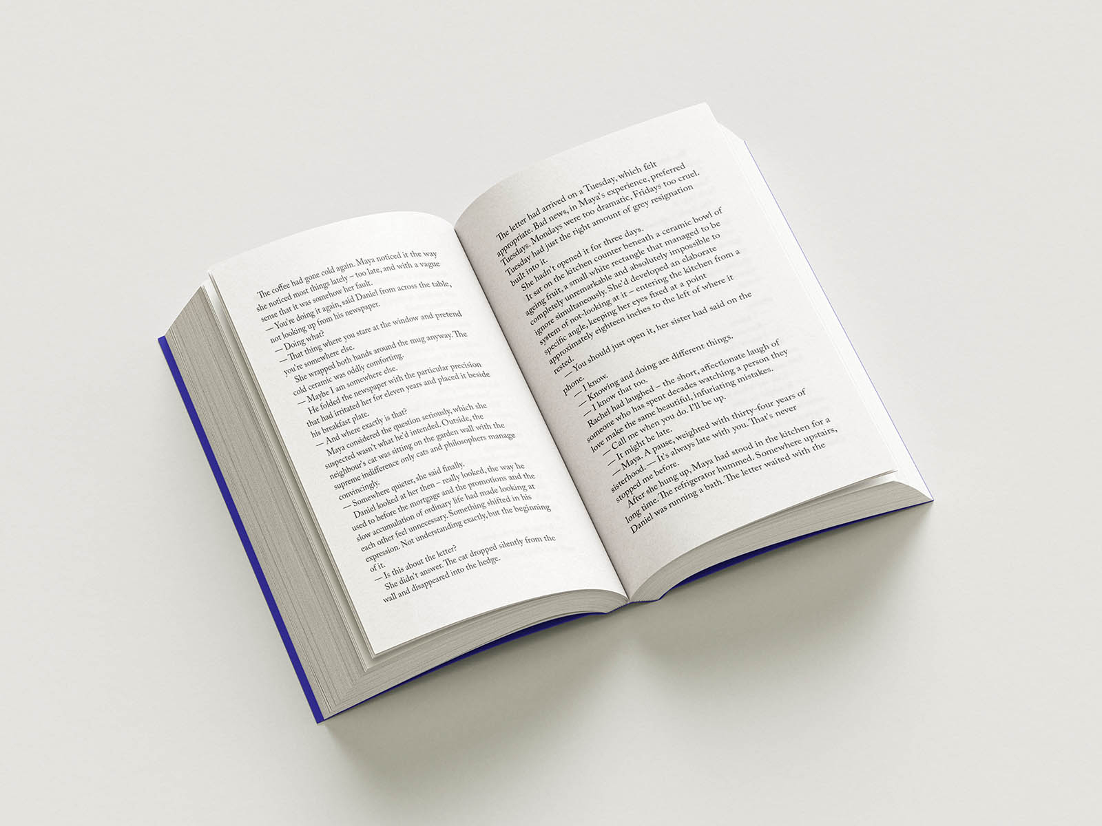 Free Bound Paperback Book Mockup PSD Template