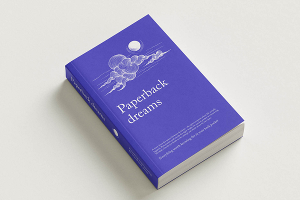 Free Bound Paperback Book Mockup PSD Template