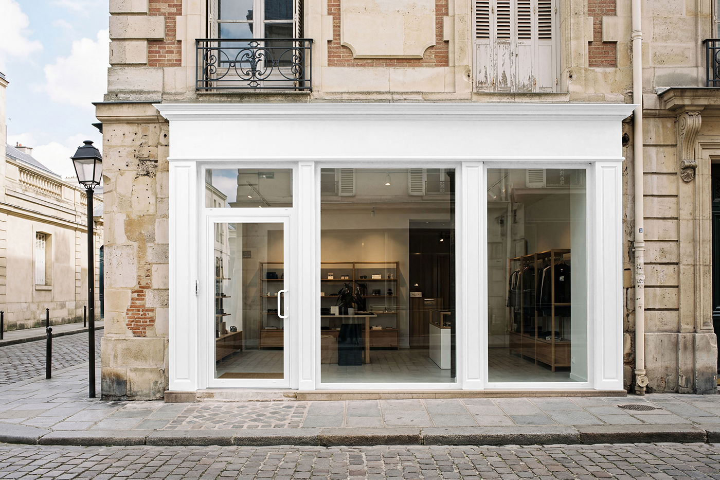 Free Boutique Storefront Mockup PSD Template