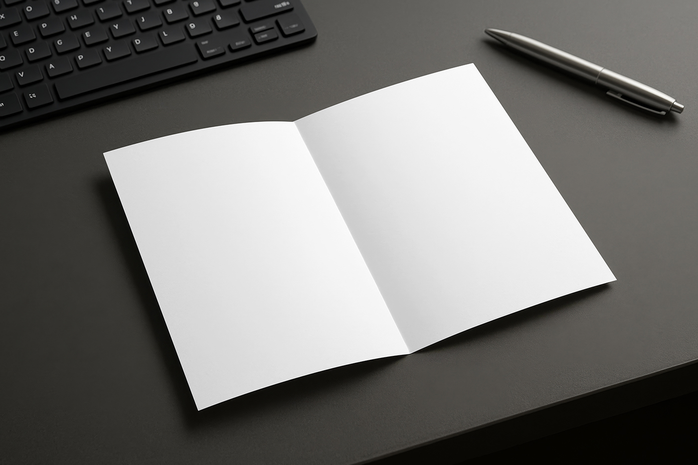 Free Fold Brochure Mockup PSD Template