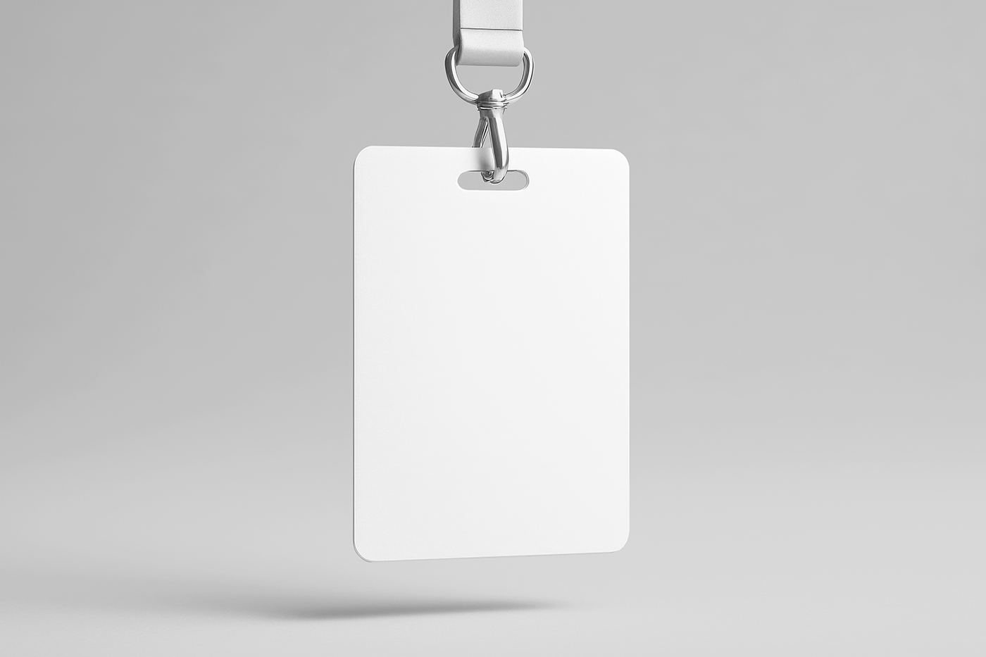 Free Hanging ID Card Mockup PSD Template
