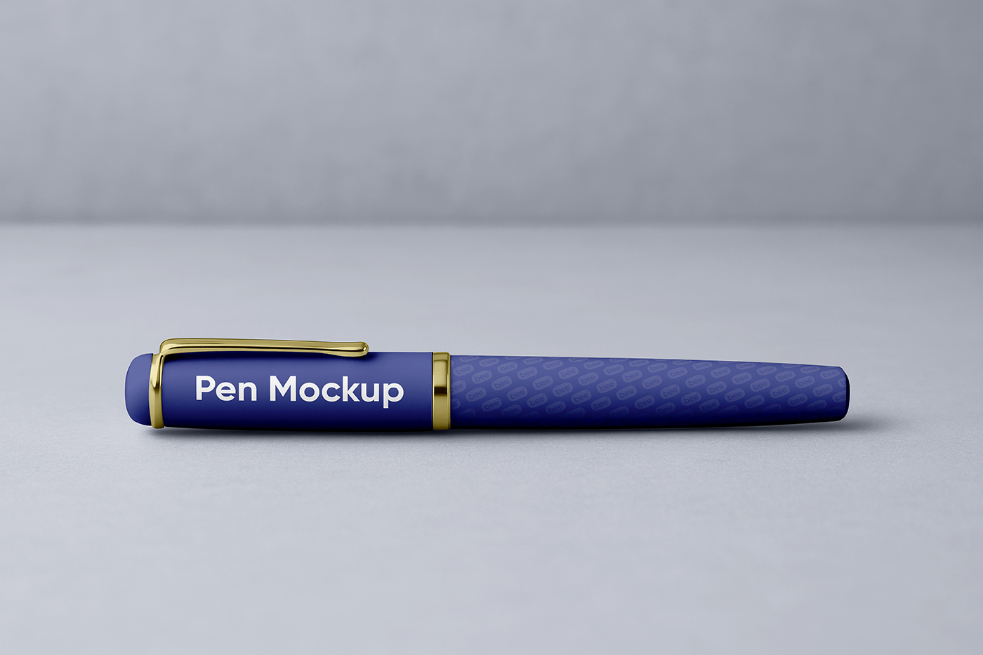 Free Pen Studio Shot Mockup PSD Template