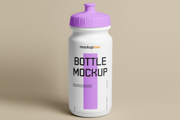 Free Sports Bottle Studio Shot Mockup PSD Template
