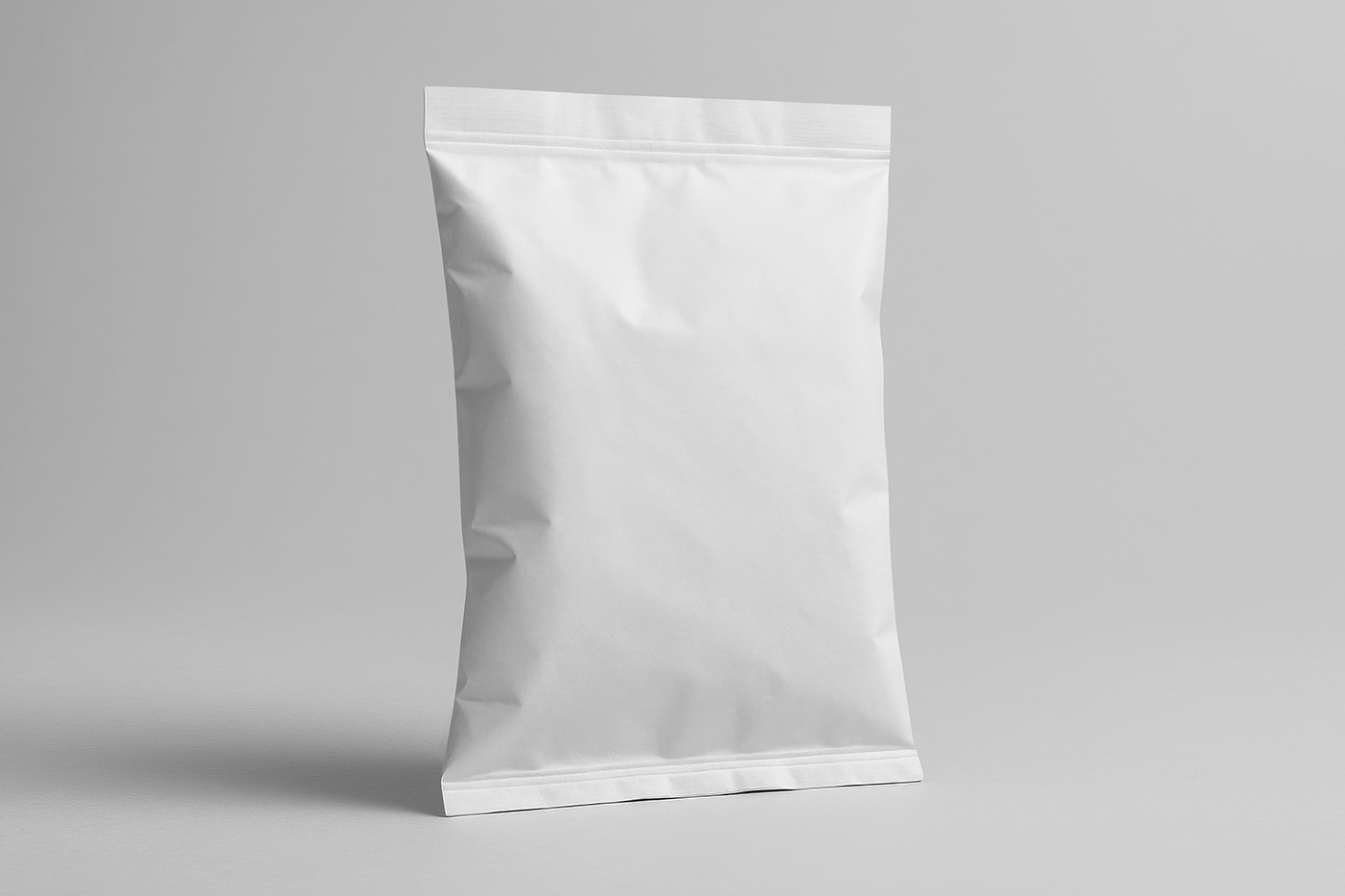 Free Standing Food Bag Mockup PSD Template