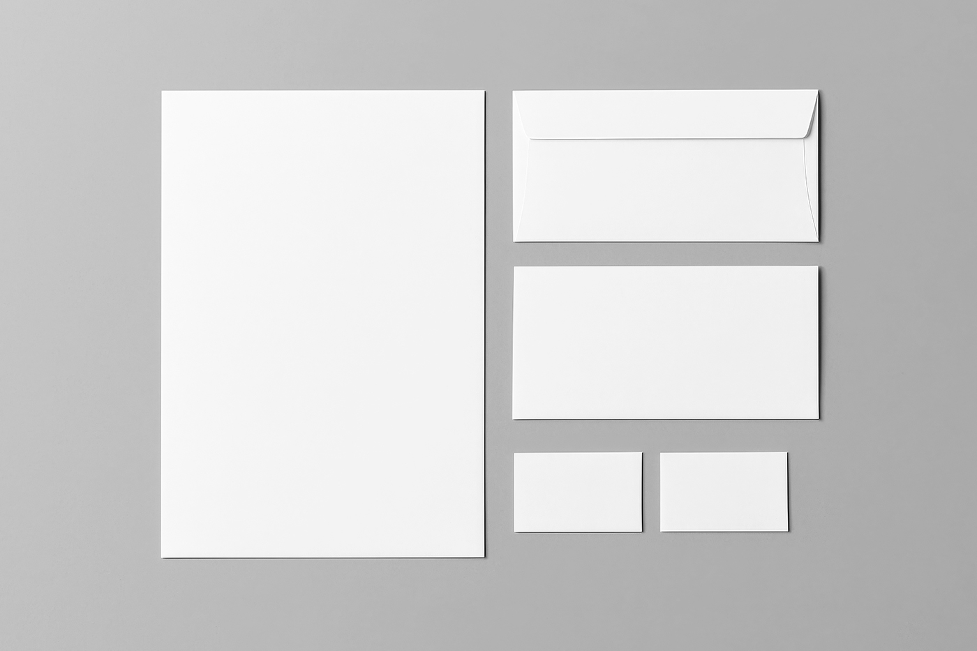 Free Stationery Set Mockups PSD Template