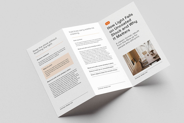 Free Tabloid Tri Fold Flyer Mockup PSD Template