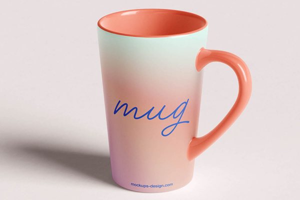 Free Tapered Mug Mockup PSD Template