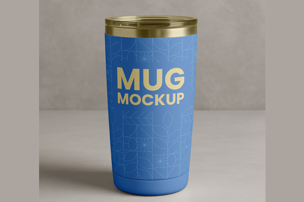 Free Thermal Cup Mockup PSD Template