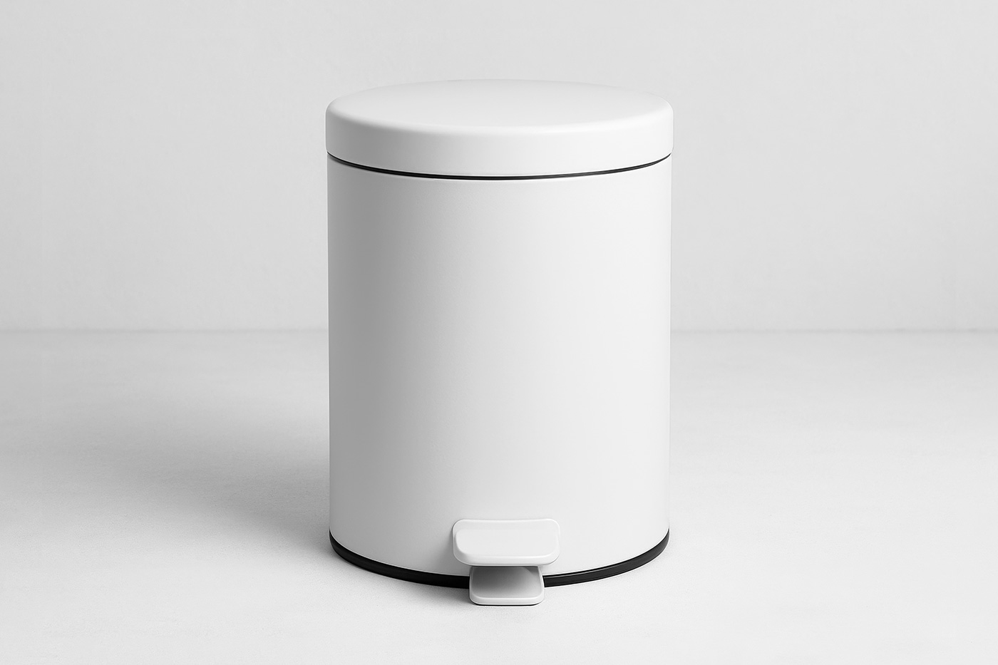 Free Trash Bin Mockup PSD Template